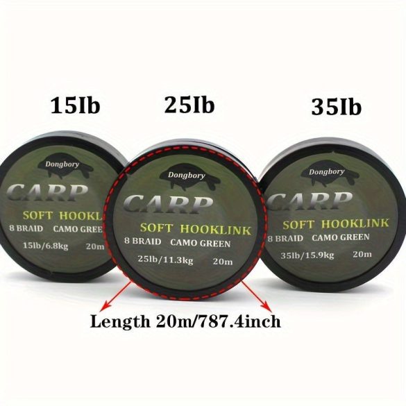 20 m-es pontyhorgász bevonat nélküli zsinór