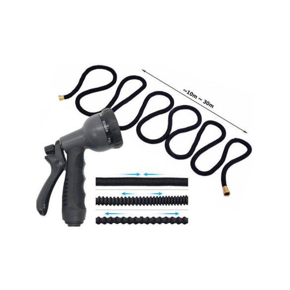 Csavarodásmentes 30 m Kerti Locsolótömlő – Könnyű, Tartós, Praktikus