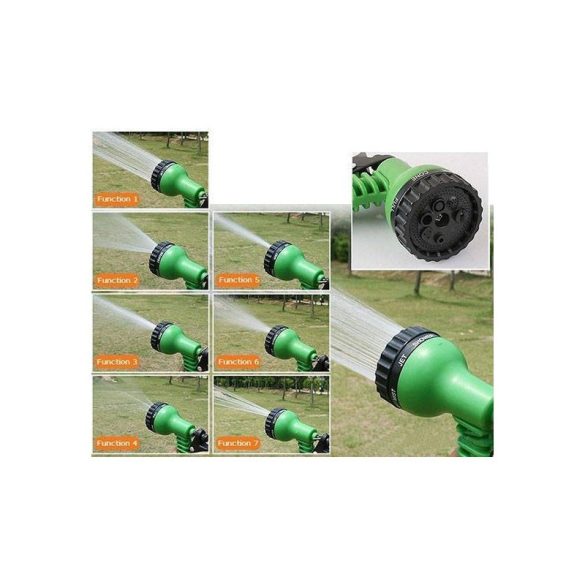 Kerticső 4-8m x-hose locsolófejjel - Kerti tömlő flexibilis anyagból, öntözéshez, kert locsoláshoz, tartós kivitelben.