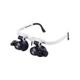 Professzionális Nagyító Szemüveg LED-del 8x–23x – Javításhoz és Szereléshez