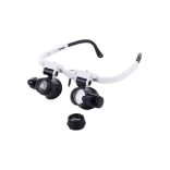 Professzionális Nagyító Szemüveg LED-del 8x–23x – Javításhoz és Szereléshez