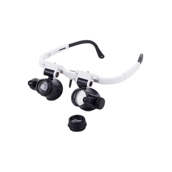 Professzionális Nagyító Szemüveg LED-del 8x–23x – Javításhoz és Szereléshez