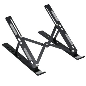 Összecsukható Alumínium Laptop Tartó Állvány – Állítható, Ergonomikus, Hordozható