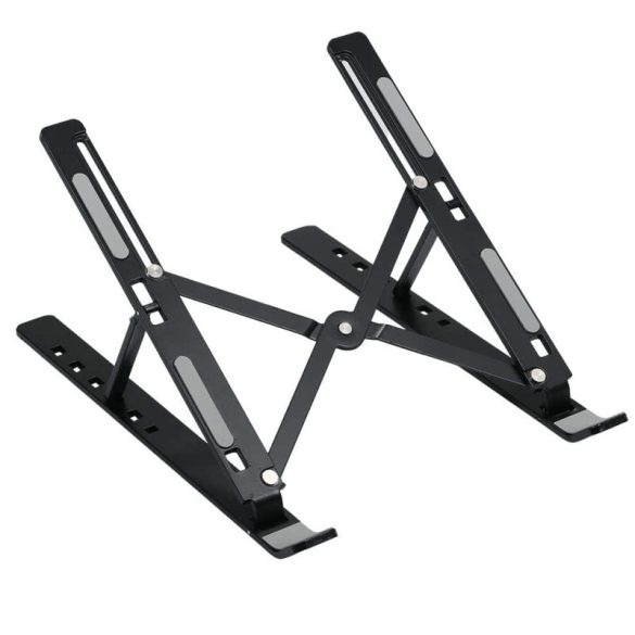 Összecsukható Alumínium Laptop Tartó Állvány – Állítható, Ergonomikus, Hordozható