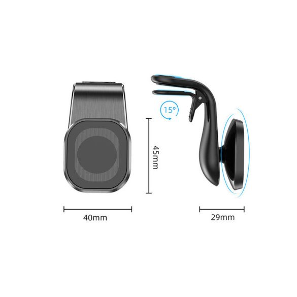 Mágneses Autós Telefontartó Szellőzőrácsra – Stabil és Könnyen Rögzíthető Tartó Minden Mobilhoz