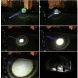 Fémházas zoomos LED elemlámpa