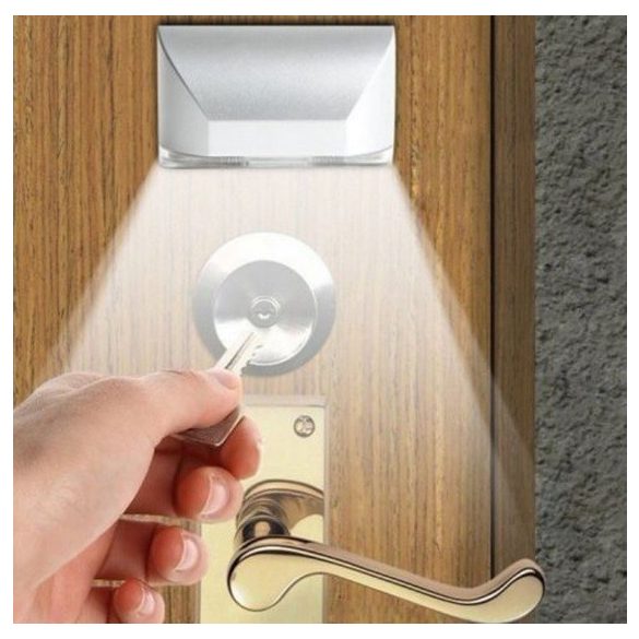 Kulcslyuk világítás (mozgásérzékelős)