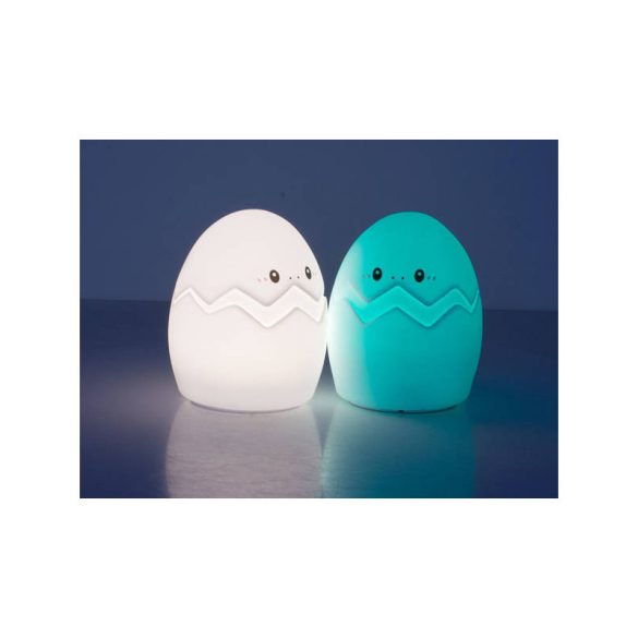 Gyerek éjjeli lámpa LED tojás RGB távirányítóval és USB csatlakozóval
