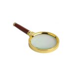 Klasszikus kezelésű nagyító 80mm arany üveg elegáns