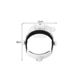 Fejlámpás fejvédő luxus 3 LED 11.5x