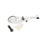 Ékszerész asztali nagyító 12x 8x 18 led usb-al több korosztály számára