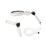 Ékszerész asztali nagyító 12x 8x 18 led usb-al több korosztály számára