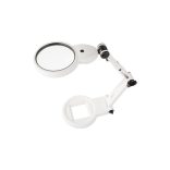 Ékszerész asztali nagyító 12x 8x 18 led usb-al több korosztály számára