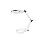 Ékszerész asztali nagyító 12x 8x 18 led usb-al több korosztály számára