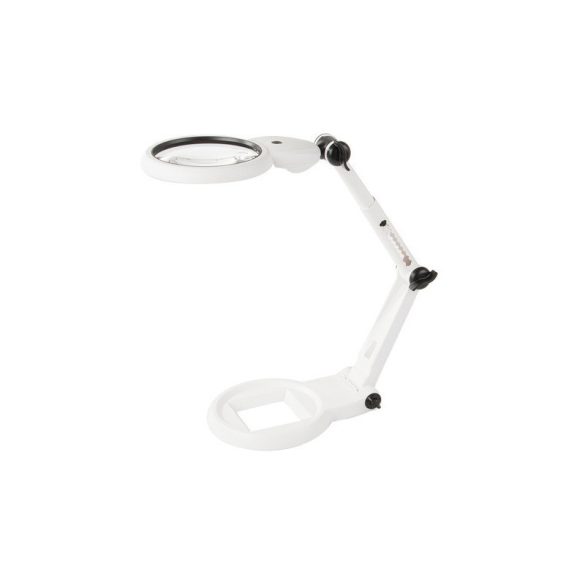 Ékszerész asztali nagyító 12x 8x 18 led usb-al több korosztály számára