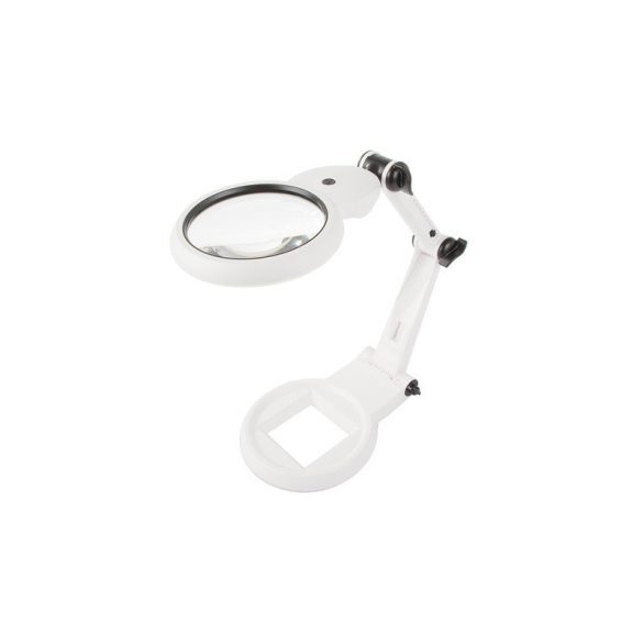 Ékszerész asztali nagyító 12x 8x 18 led usb-al több korosztály számára