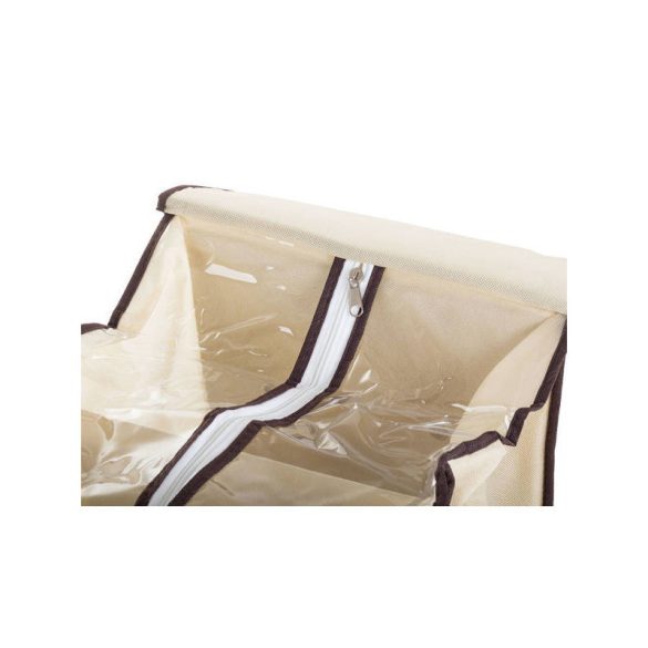 Ruhatároló szekrény polcos szervező 6 polccal 120cm