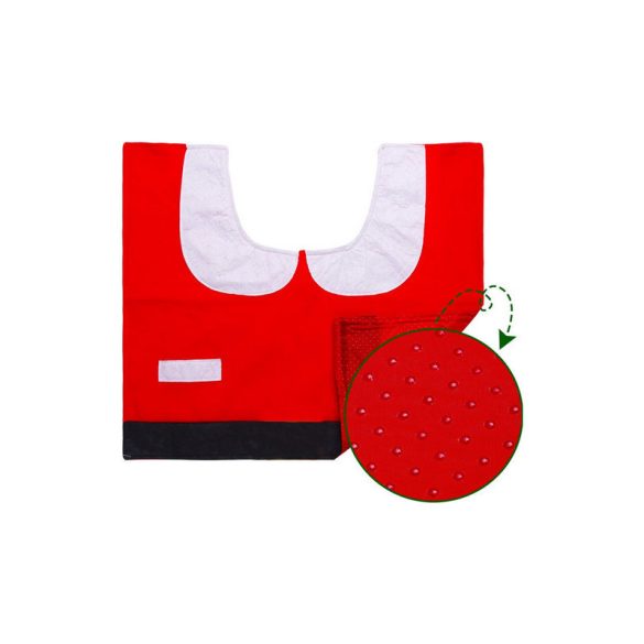 Karácsonyi fürdőszoba készlet Miklós szőnyeg WC ülőke borítóval