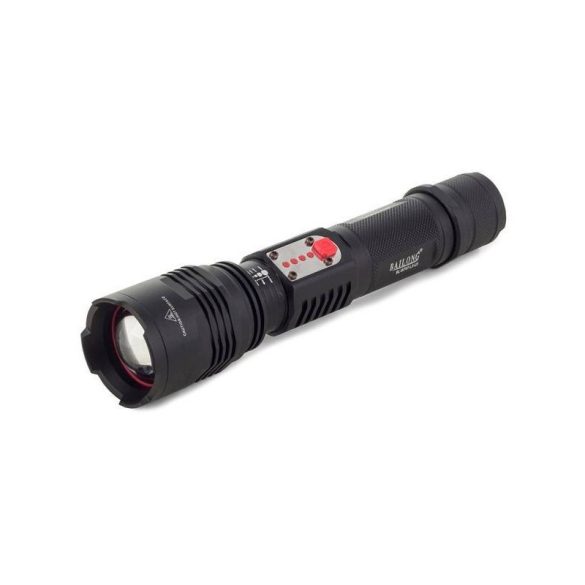 Taktikai zseblámpa Bailong Cree LED-del és USB töltéssel
