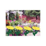 Napraforgó kerti locsolókanna - kerti locsoló napraforgó mintával - öntözőrendszer a kertbe - kerti öntöző eszközök