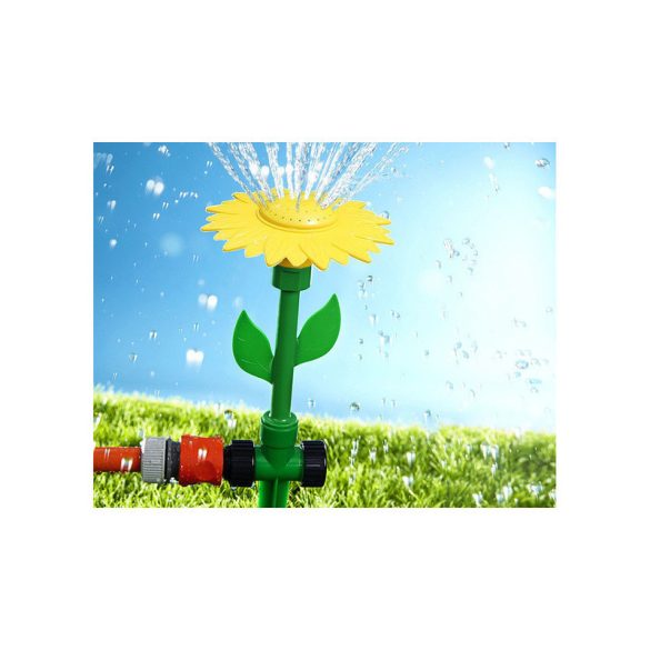 Napraforgó kerti locsolókanna - kerti locsoló napraforgó mintával - öntözőrendszer a kertbe - kerti öntöző eszközök