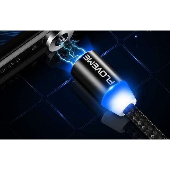 Mágneses, 1 méteres világító lightning kábel