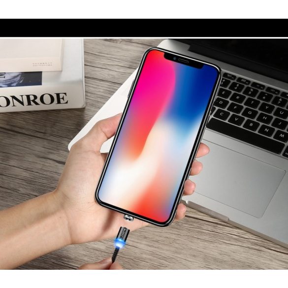 Mágneses, 1 méteres világító lightning kábel