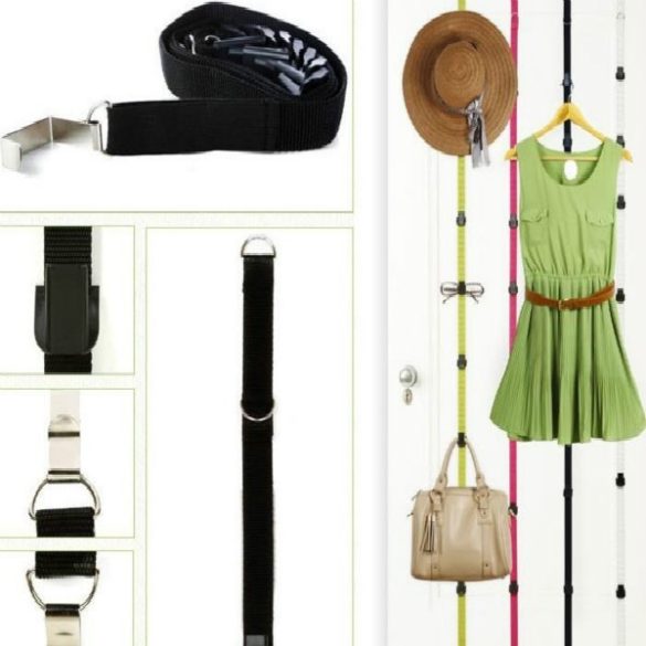 Ajtóra akasztható pánt, táskarendező