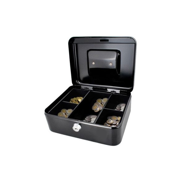 Fekete pénzesdoboz - pénztároló doboz gyerekeknek és felnőtteknek, ajándék ötlet, pénzgyűjtő, pénzszámláló