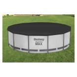 Medence takaró 366 cm-es BESTWAY 58037 - védőfedél, medence védelem, UV-védelem, medence takarás, medencefedés