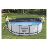 Medence takaró 366 cm-es BESTWAY 58037 - védőfedél, medence védelem, UV-védelem, medence takarás, medencefedés