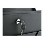 S6238 levéldoboz - antracit színű, modern design, házhoz szállítás, acél anyag