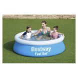 BESTWAY 57392 Kerti Medence Bővítő 183x51cm - Úszómedence, Nyári Játék, Kerti Szórakozás, Gyerekmedence