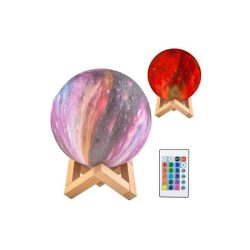   Éjjeli hold lámpa 15cm, 16 színben - gyerekszoba dekoráció, hangulatfény, éjjeli fény, alvássegítő