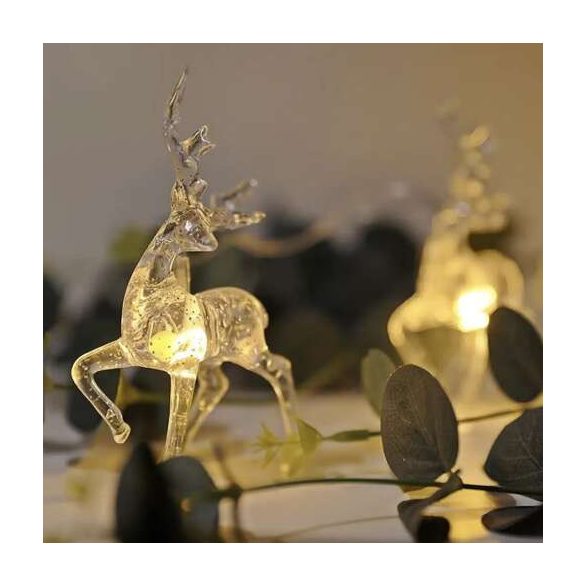 Karácsonyi fényfüzér – rénszarvas Ruhhy 24955