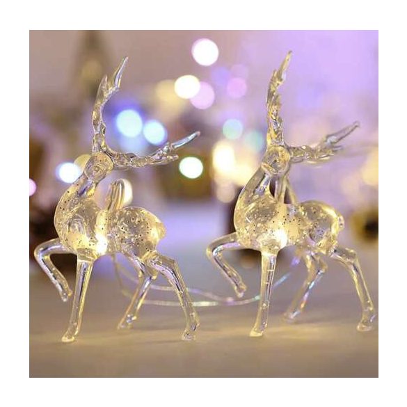 Karácsonyi fényfüzér – rénszarvas Ruhhy 24955