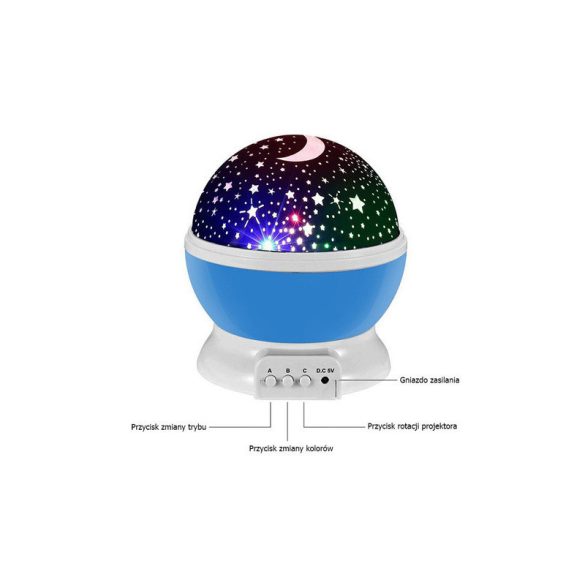 Forgatható csillagos esti fény