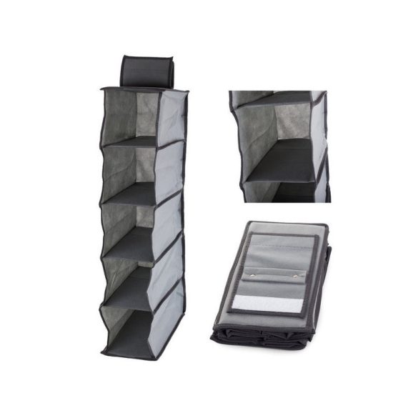 Ruhatárszervező függő polccal