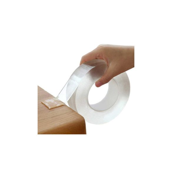 Kétoldalas átlátszó nano szalag (5m)