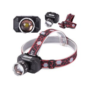 Tölthető, erős fényű LED homlok lámpa 