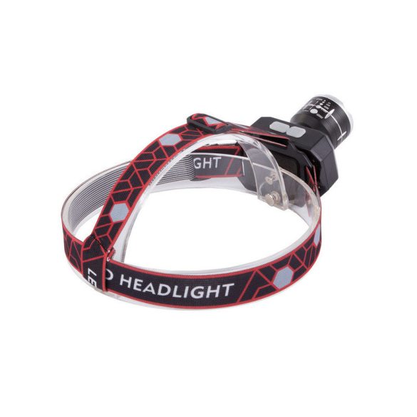 Tölthető, erős fényű LED homlok lámpa 
