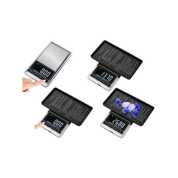 Elektronikus precíziós, digitális súlymérő 