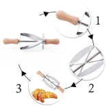 Croissant tésztavágó